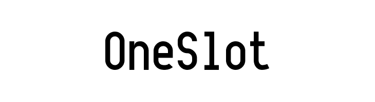 OneSlot Font