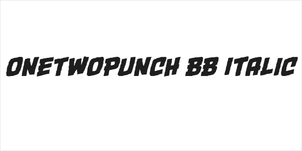 OneTwoPunch BB Italic Logo