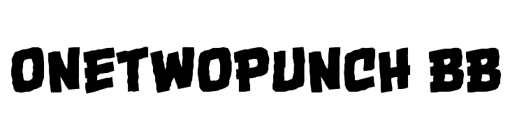 OneTwoPunch BB  Free Fonts Download