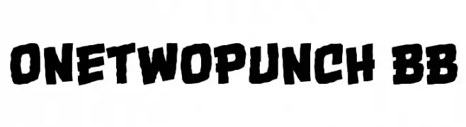 OneTwoPunch BB  font caratteri gratis