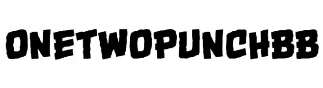 OneTwoPunchBB  font caratteri gratis