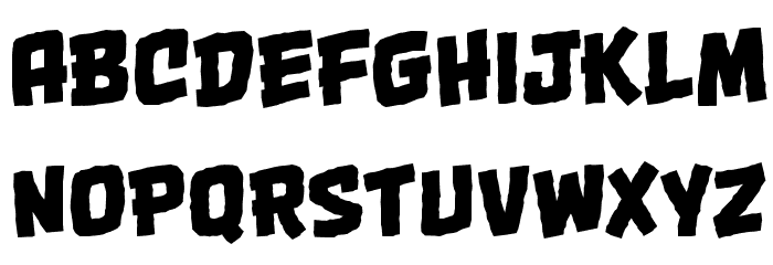 OneTwoPunchBB Font LOWERCASE