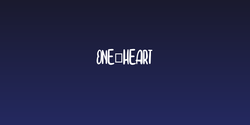 One_Heart Social Header
