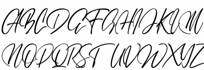 Onebillion Script Fonte MAIÚSCULAS