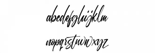 Onebillion Script Fonte MINÚSCULAS