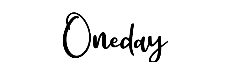 Oneday  नि: शुल्क फ़ॉन्ट्स डाउनलोड