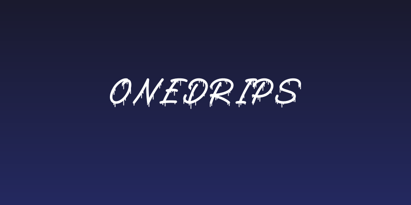 Onedrips Social Header