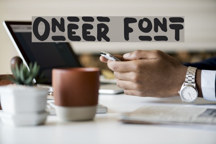 Oneer Font examples
