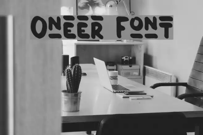Oneer Font examples