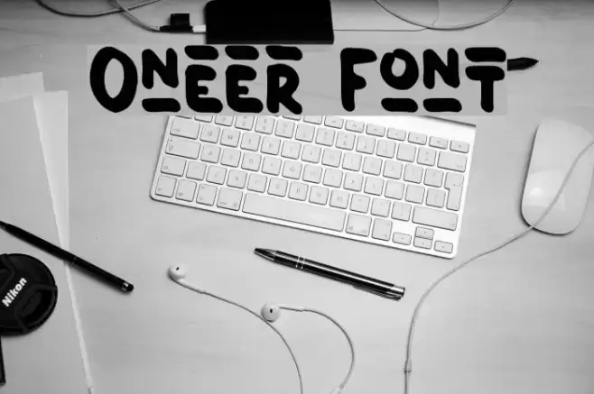 Oneer Font examples