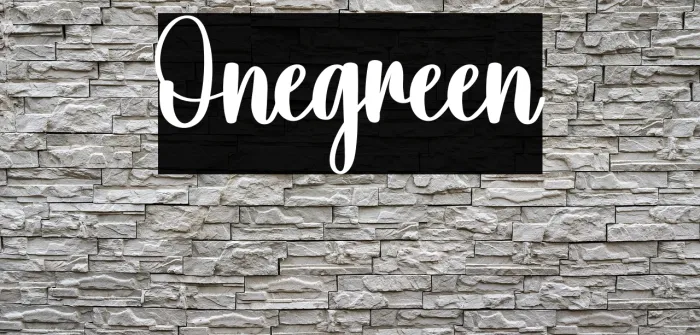 Onegreen Example 1