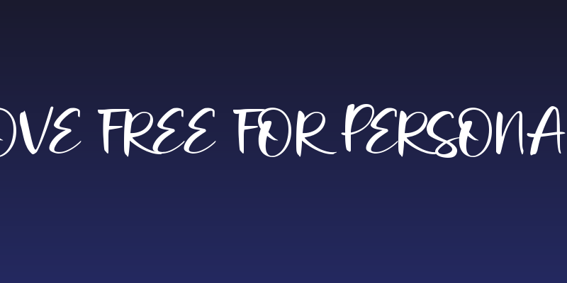 Onelove Free for Personal Use Social Header