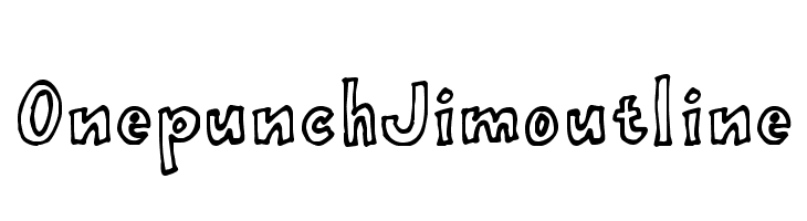 OnepunchJimoutline Font