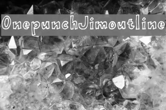 OnepunchJimoutline Font examples