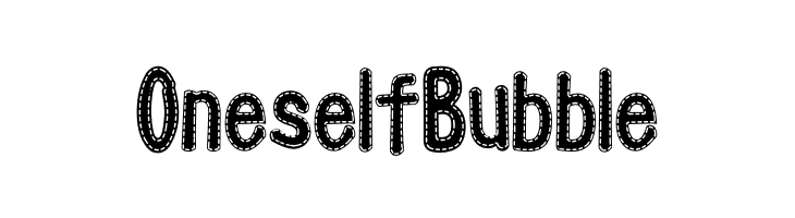 Oneself Bubble  नि: शुल्क फ़ॉन्ट्स डाउनलोड