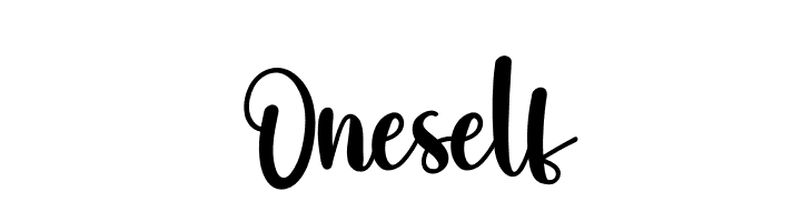 Oneself  नि: शुल्क फ़ॉन्ट्स डाउनलोड