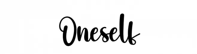 Oneself  नि: शुल्क फ़ॉन्ट्स डाउनलोड