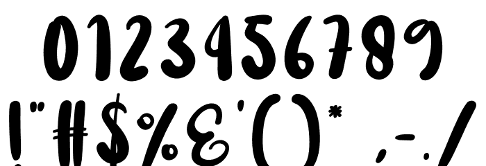 Oneself Font OTHER CHARS