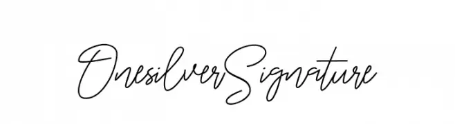 OnesilverSignature  font caratteri gratis