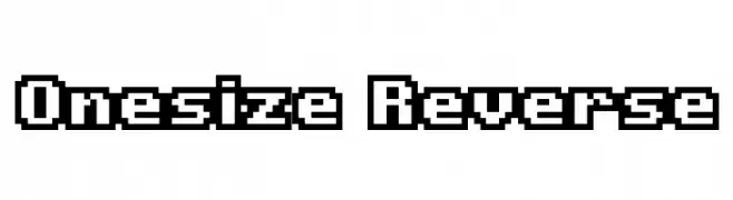Onesize Reverse  免费字体下载