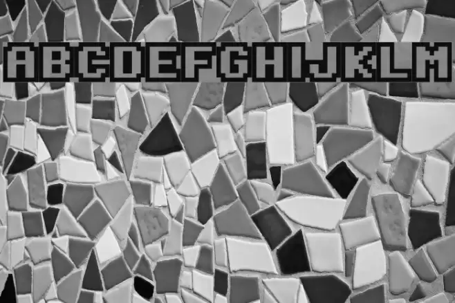 Onesize Reverse Font examples