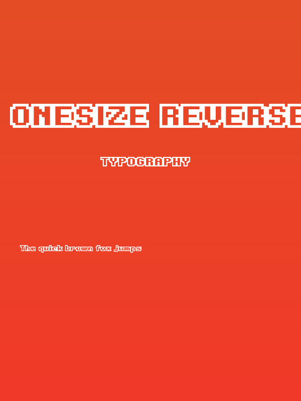 Onesize Reverse Poster