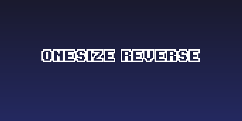 Onesize Reverse Social Header