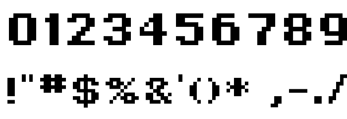Onesize Font OTHER CHARS
