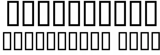 Onestroke Font OTHER CHARS