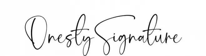 Onesty Signature  Fuentes Gratis Descargar