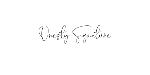 Onesty Signature Logo