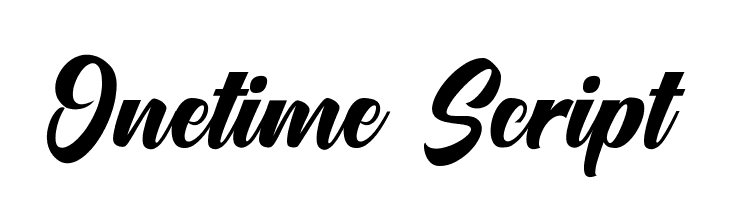 Onetime Script  لخطوط تنزيل