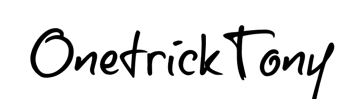 OnetrickTony  font caratteri gratis