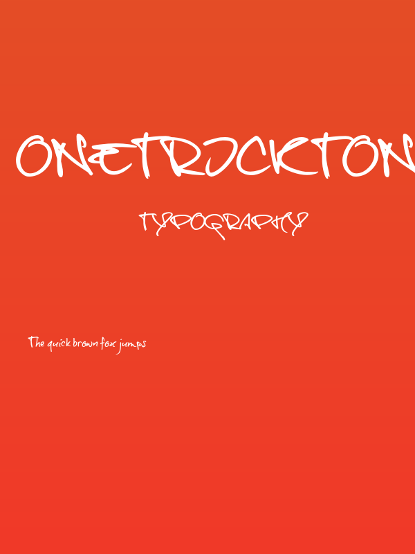 OnetrickTony Poster