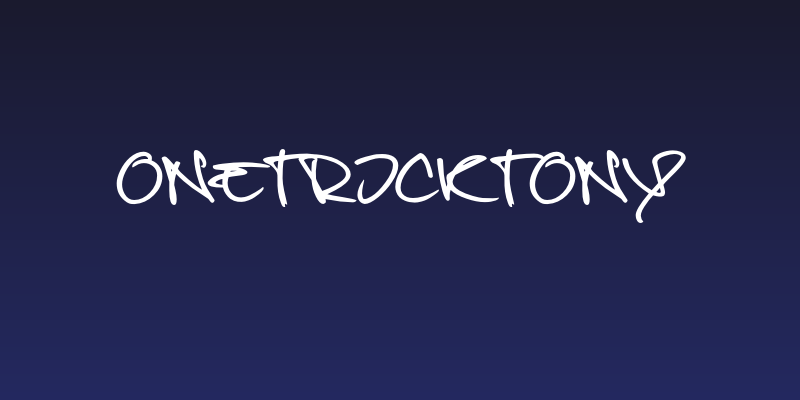 OnetrickTony Social Header