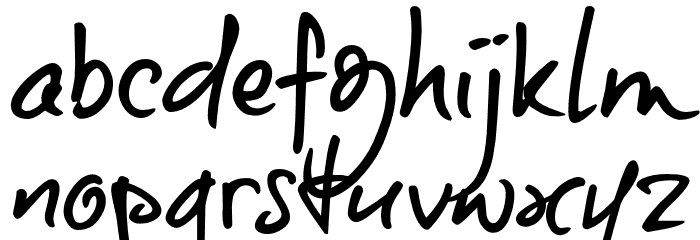 OnetrickTony Font LOWERCASE