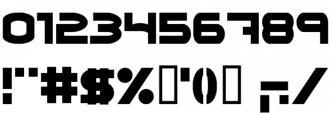 Oneworldonefuture ExtraBold Font OTHER CHARS