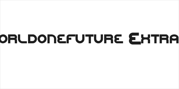 Oneworldonefuture ExtraBold Logo