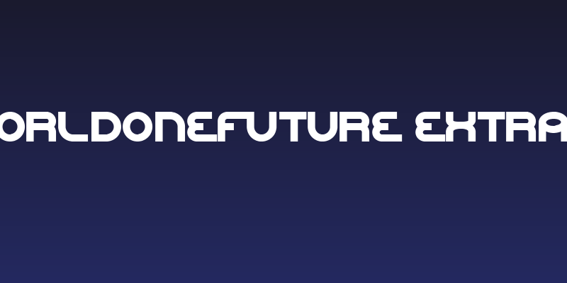 Oneworldonefuture ExtraBold Social Header