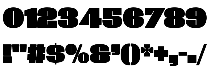 Onick Font OTHER CHARS