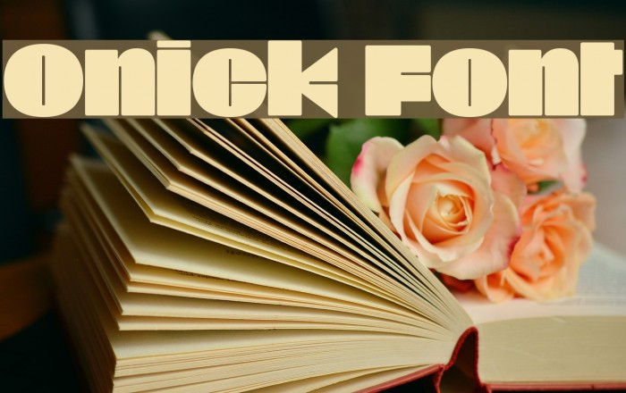 Onick Font examples