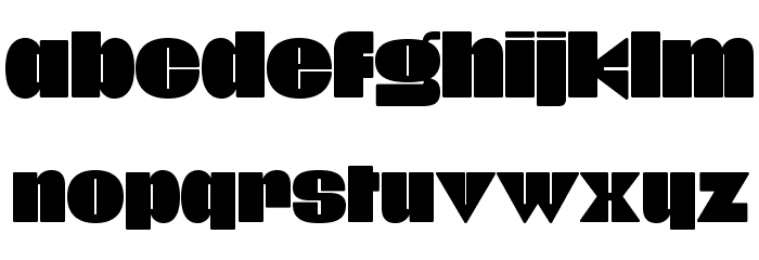 Onick Font LOWERCASE