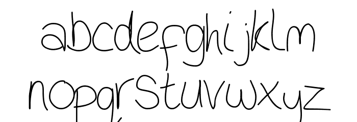 Onion Bagel Font LOWERCASE