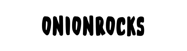 Onion Rocks  les polices de caractères gratuit tlcharger
