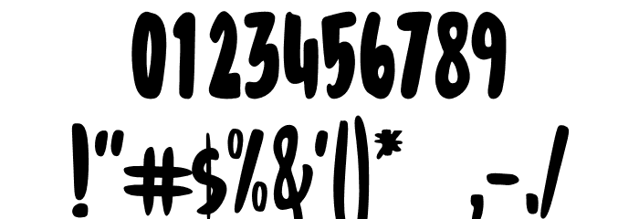 Onion Rocks Font OTHER CHARS