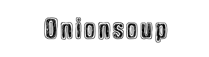 Onion soup  免费字体下载