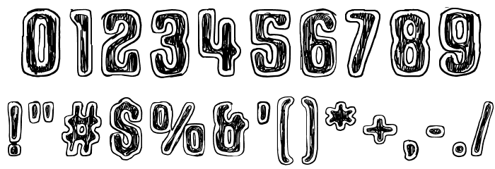 Onion soup Font OTHER CHARS