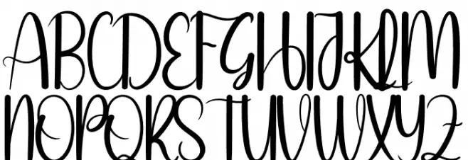 Online Signature Fuentes MAYÚSCULAS