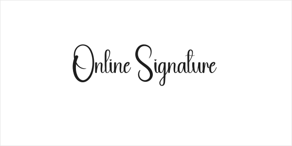 Online Signature Logo