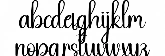 Online Signature Fuentes MINÚSCULAS